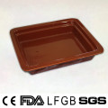 restaurant porcelain color glazed ceramic rectangle buffet dishes